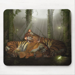 Tapis De Souris Dans l'amour, année chinoise du tigre Mousepad