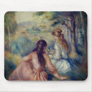 Tapis De Souris Dans le pré de Renoir