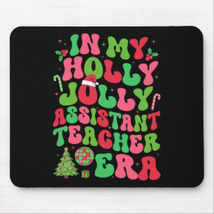Tapis De Souris Dans Mon Holly Xmas Jolly Istant Enseignant Era Ch
