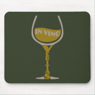 Tapis De Souris Dans Vino Veritas mousepad personnalisé