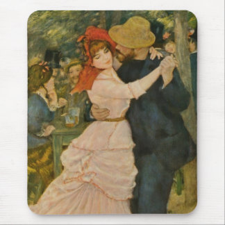 Tapis De Souris Danse de Pierre-Auguste Renoir à Bougival (1883)