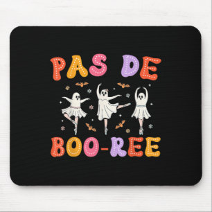 Tapis De Souris Danse d'Halloween Pas De Boo-rée Ghost Ballet