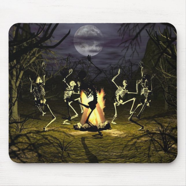 Tapis De Souris Danse squelettique (Devant)