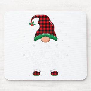 Tapis De Souris Danser Gnome Xmas Famille Correspondance Plaid Noë