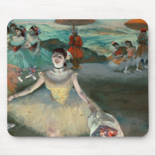 Tapis De Souris Danseur d'Edgar Degas   avec le bouquet, faisant