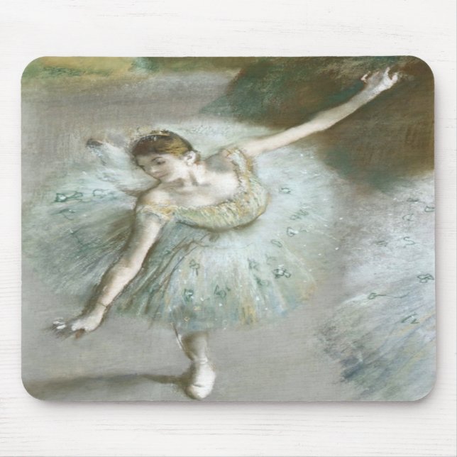 Tapis De Souris Danseur en vert par Edgar Degas (Devant)