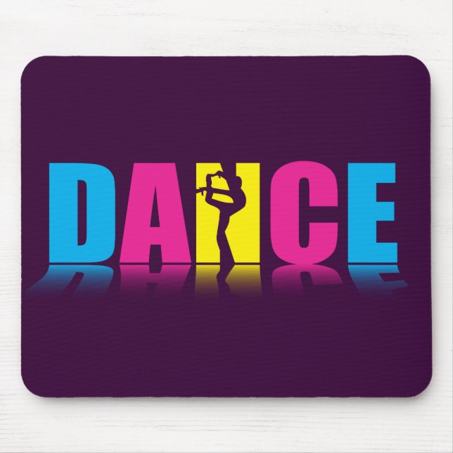 Tapis De Souris Danseur personnalisé de danse (Devant)