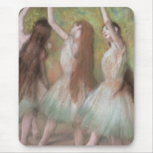 Tapis De Souris Danseurs verts par Edgar Degas, Ballet Art Vintage