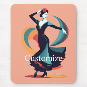Tapis De Souris Danseuse flamenco Thunder_Cove