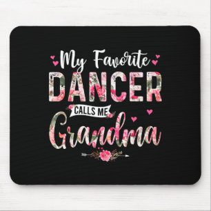 Tapis De Souris Danseuse préférée appelle grand-mère joyeuse fête 
