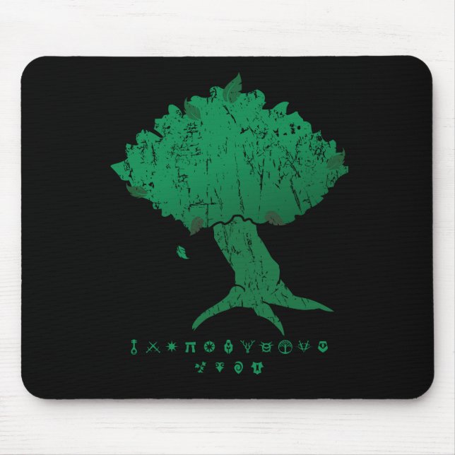 Tapis De Souris DAoC Hibernia et emblèmes Mousepad de classe (Devant)
