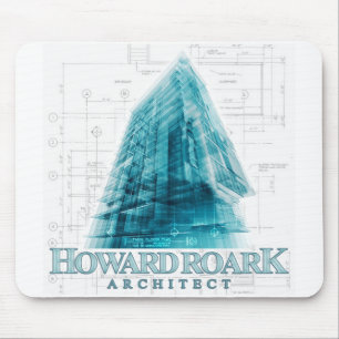 Tapis de souris d'architecte de Howard Roark
