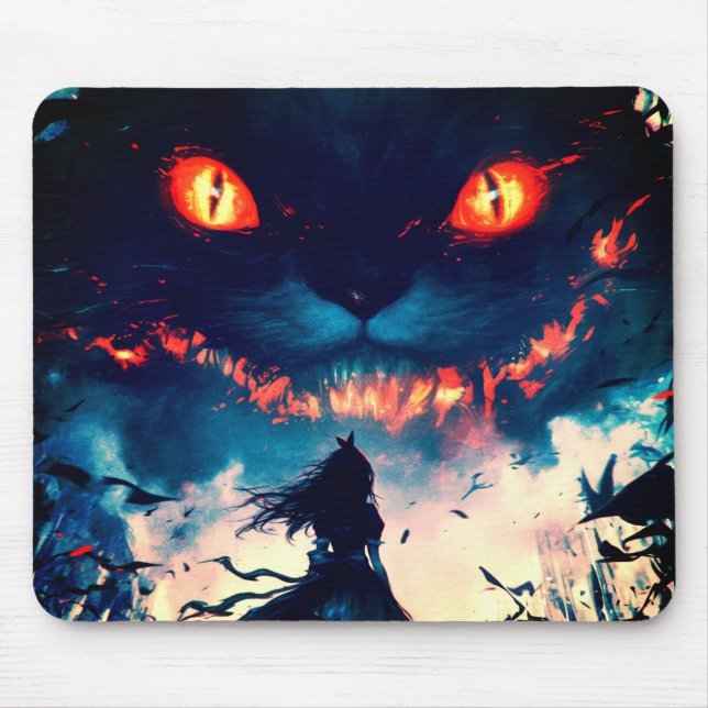 Tapis De Souris Dark Alice au pays des merveilles Mousepad (Devant)