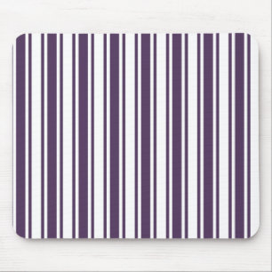 Tapis De Souris Dark purple and white candy stripes