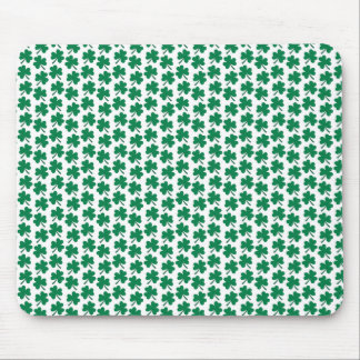 Tapis De Souris Dark Shamrocks White