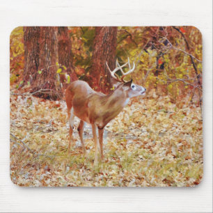 Tapis de souris d'art Grand Cerf Cerf Bois Cerf