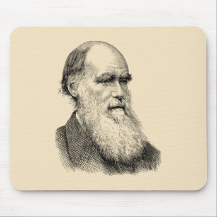Tapis De Souris Darwin Portrait Evolution/ Charles Darwin