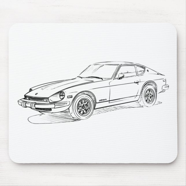 Tapis De Souris Datsun 280Z (Devant)