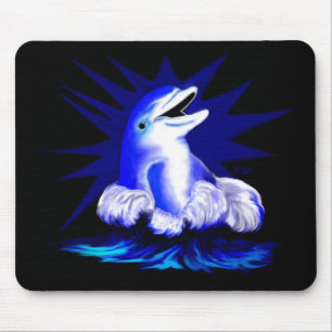 Tapis De Souris Dauphin souriant