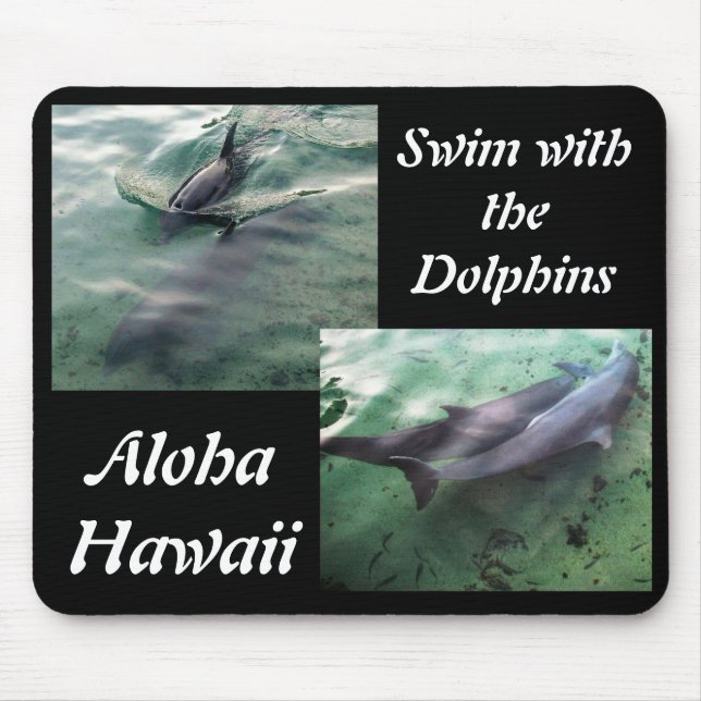 Tapis De Souris Dauphins d'Hawaï (Devant)