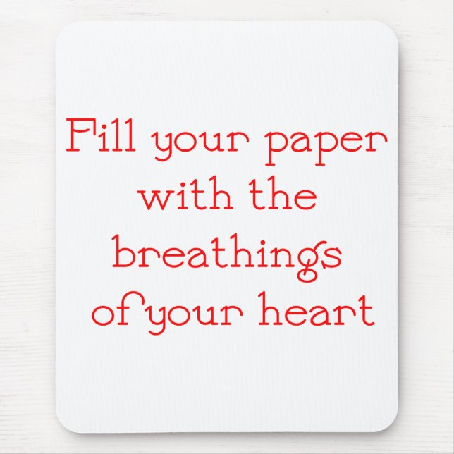 Tapis de souris d'auteur (Devant)