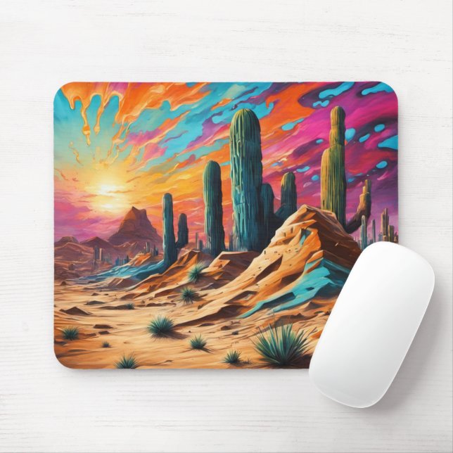 Tapis De Souris Dawn du désert (Avec souris)