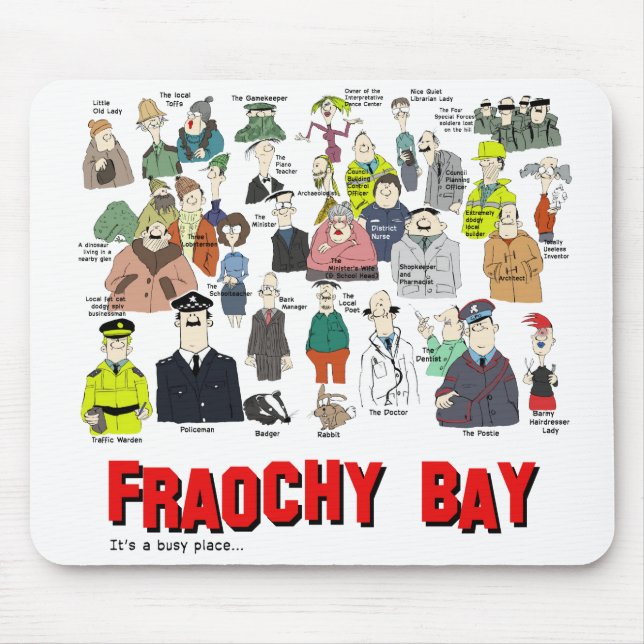 Tapis de souris de baie de Fraochy (Devant)