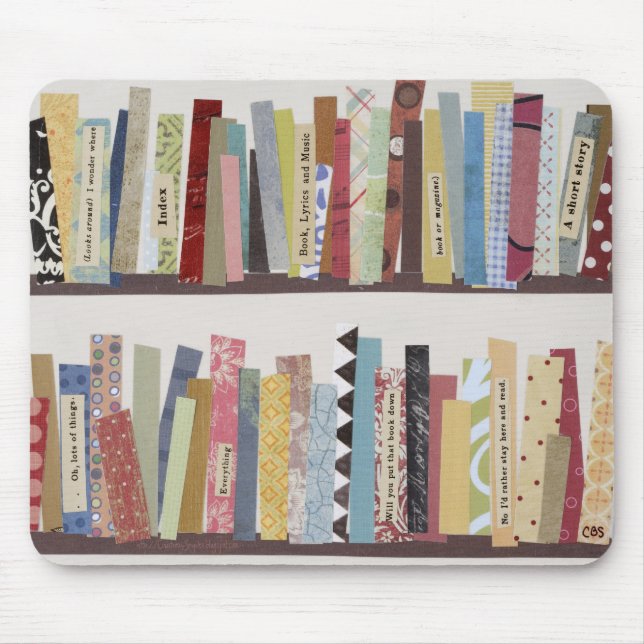 Tapis de souris de balade de bibliothèque (Devant)