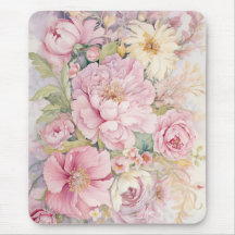 De belles pivoines roses aquarelles. 