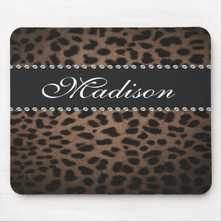 Tapis de souris de Bling de fausse pierre de