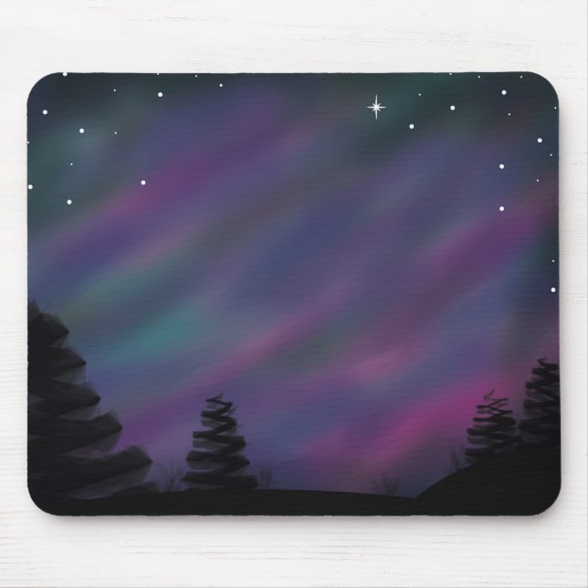 Tapis de souris de Borealis de l'aurore (Devant)