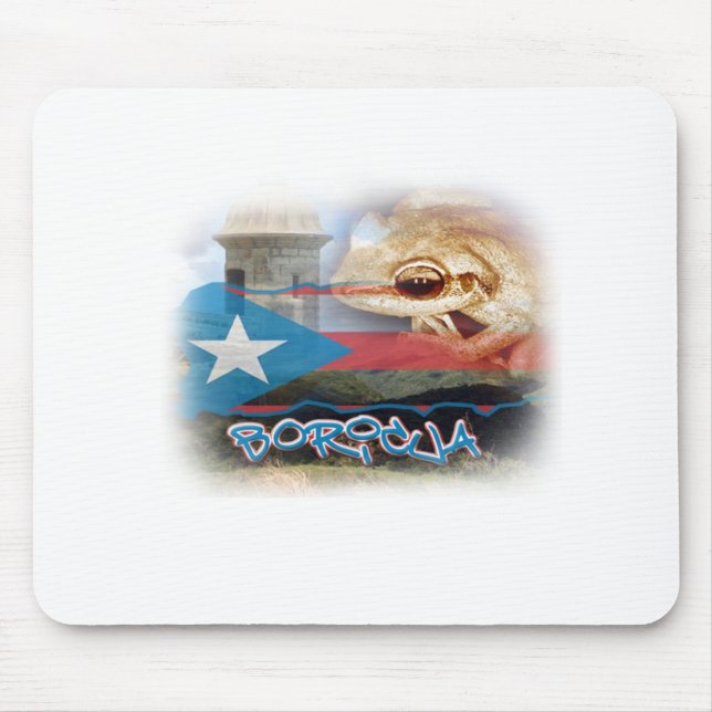 Tapis de souris de Boricua (Devant)