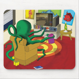 Tapis de souris de calmar de jeu