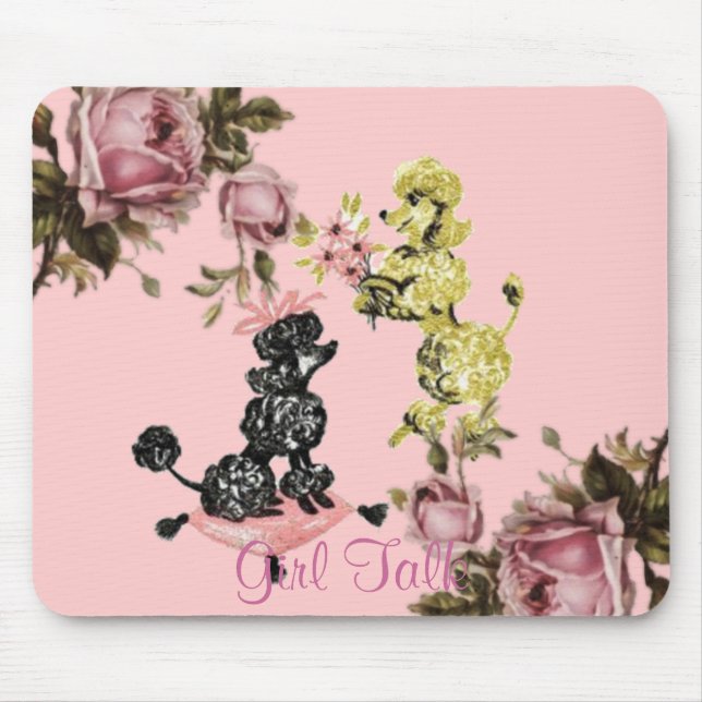 Tapis de souris de caniche de concepteur (Devant)