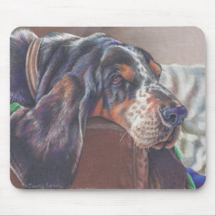 tapis de souris de chien de basset