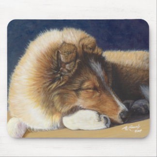 Tapis de souris de chien de chien de berger de