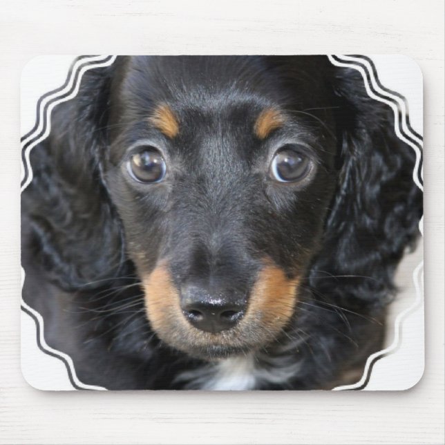 Tapis de souris de chiot de Daschund (Devant)