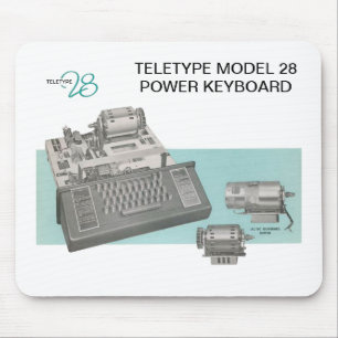 Tapis de souris de clavier du model 28 de téléty