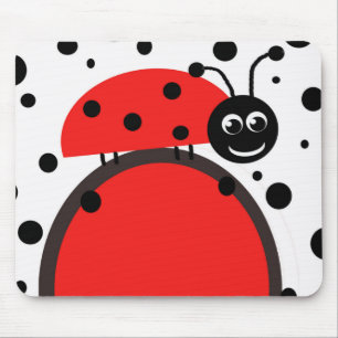 Tapis de souris de coccinelle