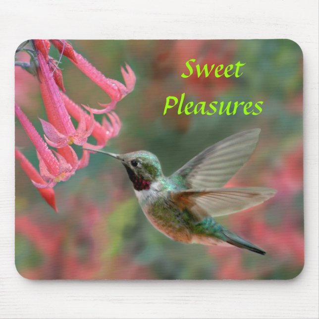 Tapis de souris de colibri (Devant)