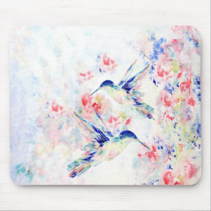 Tapis de souris de colibris
