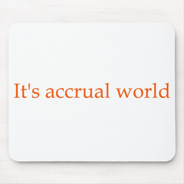Tapis de souris de comptable (Devant)