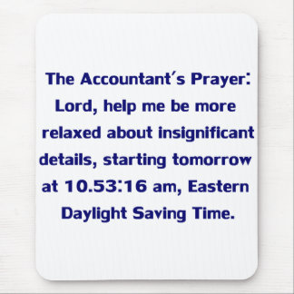 Tapis de souris de comptable
