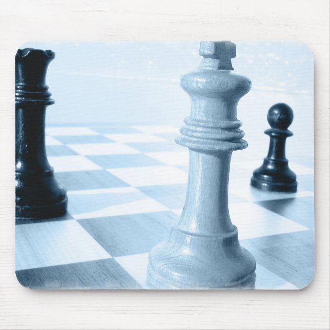 Tapis de souris de conception d'échecs (Devant)
