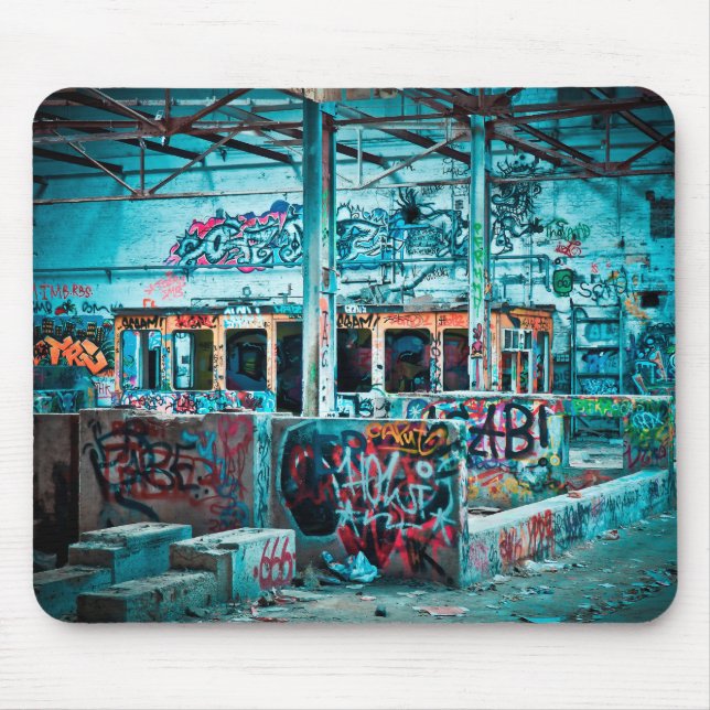Tapis de souris de construction abandonné de (Devant)
