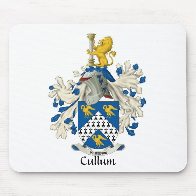 Tapis de souris de crête de famille de Cullum (Devant)