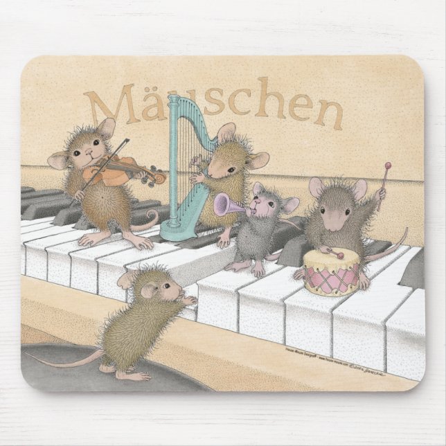 Tapis de souris de Designs® de Maison-Souris (Devant)