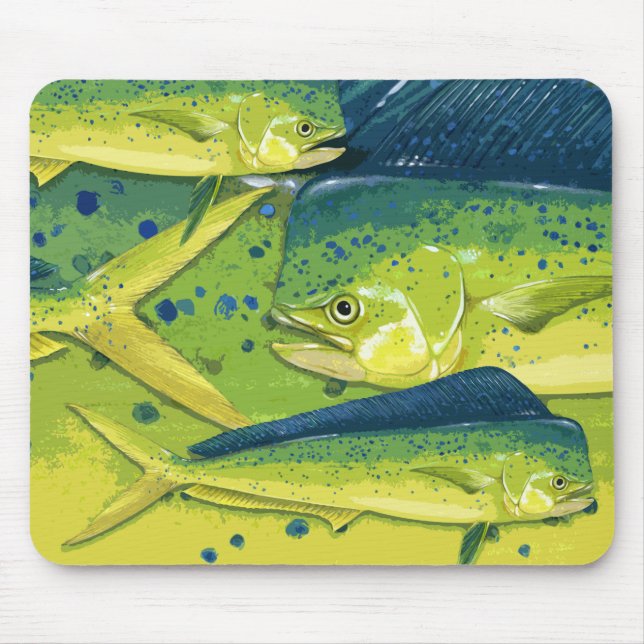 Tapis de souris de Dolphinfish (mahi de mahi) (Devant)