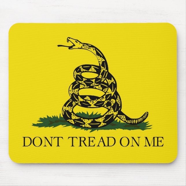 Tapis de souris de drapeau de Gadsden (Devant)