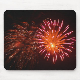 tapis de souris de feu d'artifice
